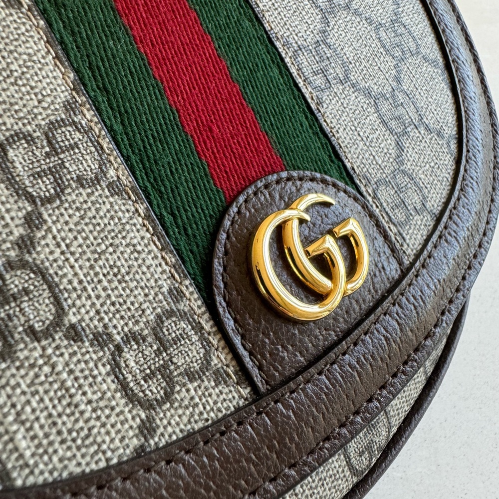 NEW w/ tags, box & dust bag! ❤️ Gucci’s Ophidia GG Supreme Crossbody - Picture 4 of 7